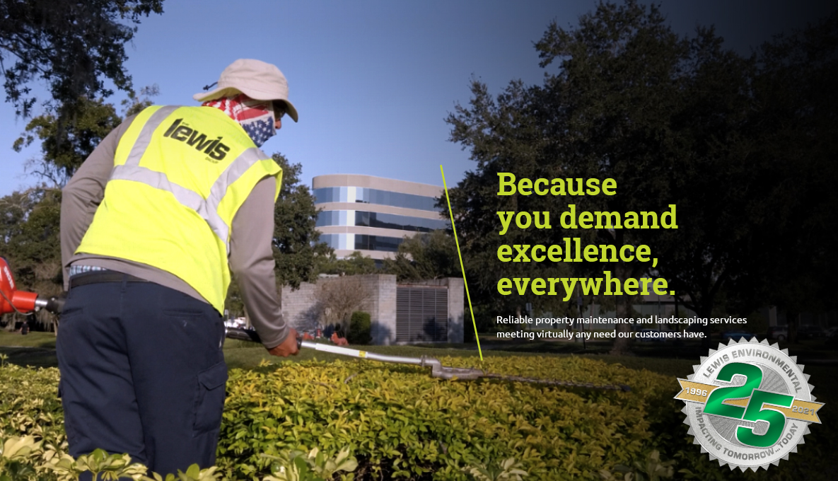 Lewis Property Services Commercial Landscaping and Property Maintenance Services